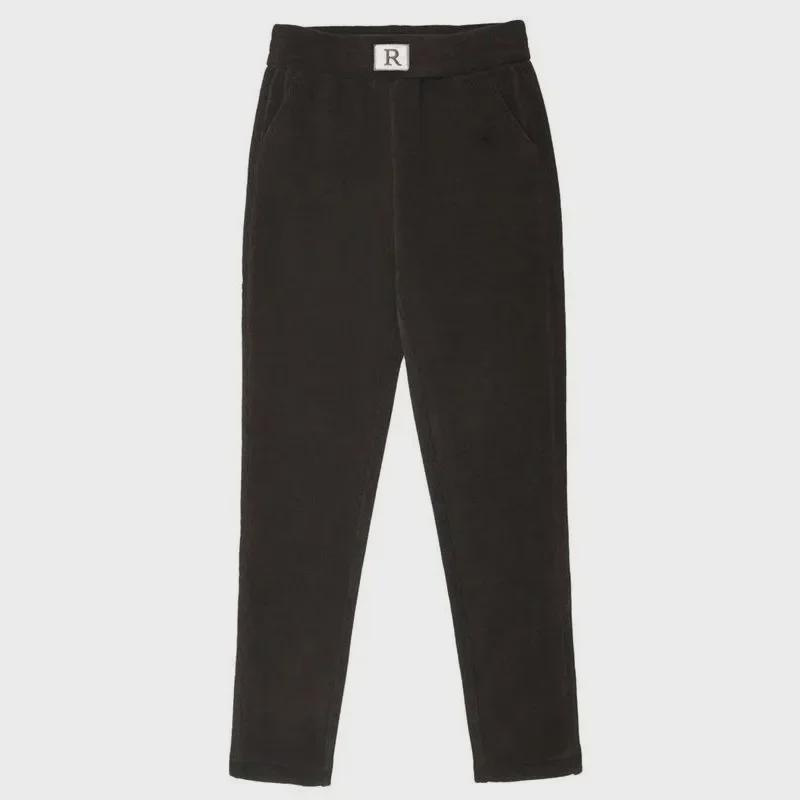 Women's Velvety Thick Chenille Straight Harem Pants - Loose, Large Size, with Pockets In Autumn/Winter Corduroy.