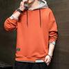 Men's 2024 Spring/Autumn Fashionable Loose-Fit Hooded Sweatshirt: Trendy Two-in-One Casual Jacket