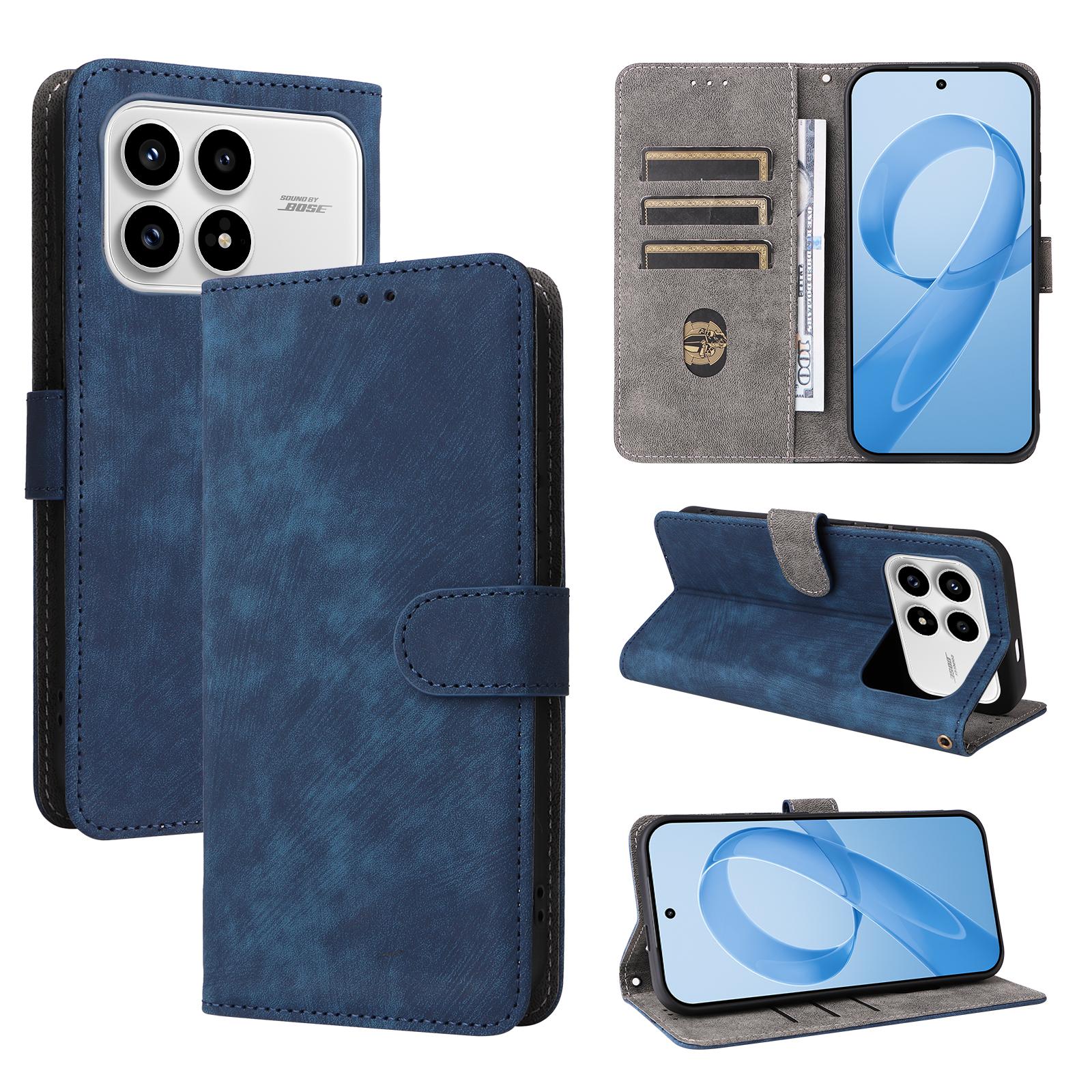 

Flip Cases for Xiaomi Poco F8 Pro / Redmi K90 PU Leather Full-Body Protection with [RFID Blocking] Phone Cases Wallet Cover for Xiaomi Poco F8 Pro синій