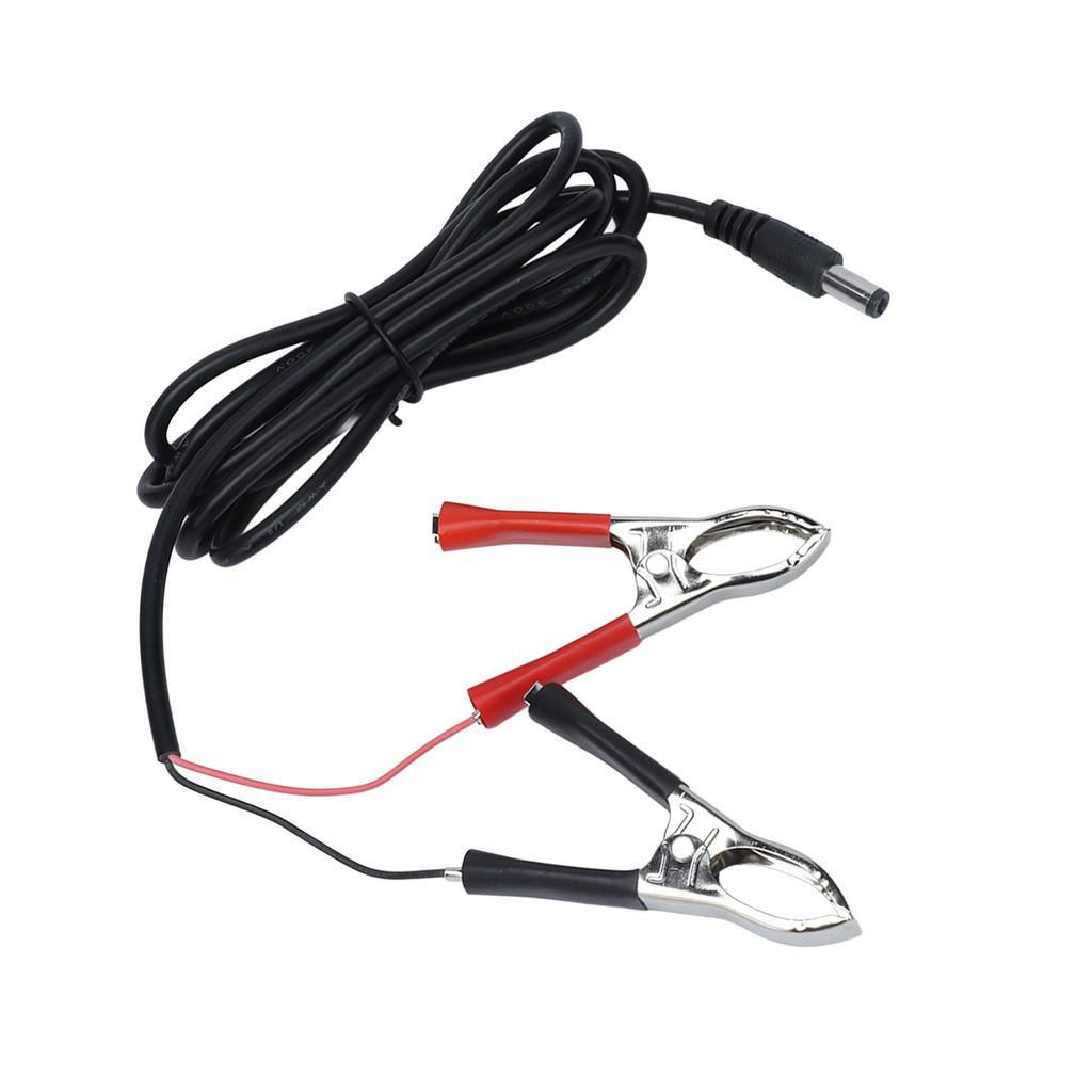 Battery Cable, Adapter Clamp Charging Clip Connector 1.5 Meters 12V 24V with Tuning Fork Buckle, for AWG20 Line Diameter