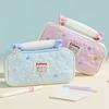 Cute Bunny Dot Pattern Pencil Case With Large Capacity For School And Office Storage