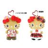 Yasuda Tsusho Hello Kitty Heisei Retro Kogal-serie Maskotpåse Hibiskus H15x B19xD5 cm KT Kogal Maskotpåse HB Cirka
