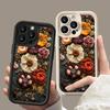 Retro Embroidery-Look Floral Print Phone Case Phone Case For iPhone 17 16 15 Pro Max 14 13 12 11 XS X XR 7 8 Plus 16E Air Cover