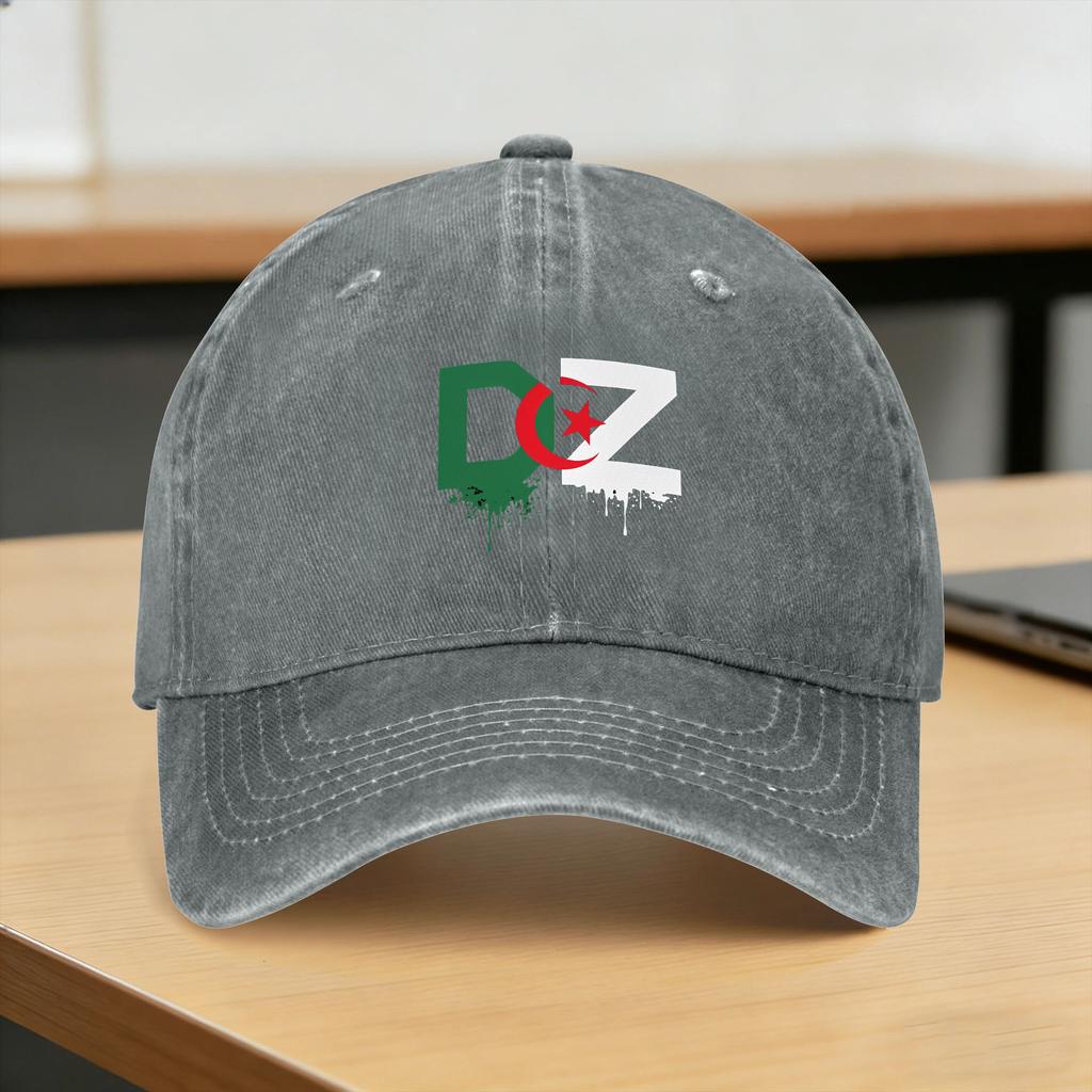 Flag Of Algeria Sun Baseball Cap Fashion Men Women Washed That Dropshipping Design Tennis Skate Baseball Caps Birthday Present