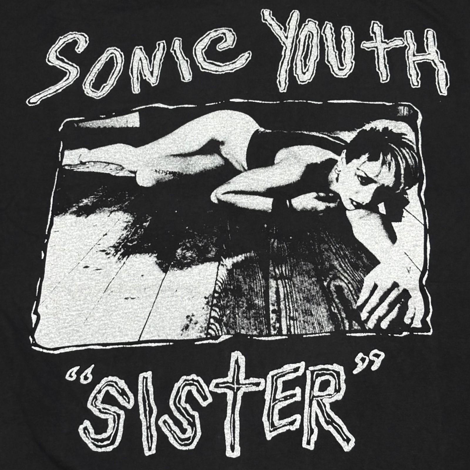 Vintage 1987 SONIC YOUTH Sister Album Promo 90s Band Tour Sz.L T-Shirt REPRINT XXXL