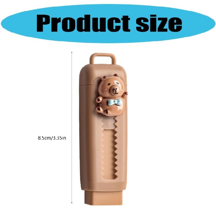 Retractable Pencil Eraser Refillable Sliding Pencil Eraser Easy Erasing Retractable Pencil Eraser for Writing Drawing