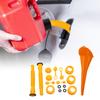 Gas Can Spout Replacement Kit Gas Can Nozzle Caps with Funnel for Most Plastic Gas Cans