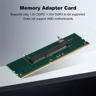 New DDR3 DDR4 Memory RAM Connector Adapter Laptop To Desktop Card SO-DIMM To PC Card Support 1.5V DDR4 DDR3 Memory Adapter Card
