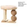 Cat Tree Tower with Plush Cat Bed Sisal Scratching Posts Balls Interactive Ball Track Multi-functional Cat Furniture for Indoor Cats Play And Rest