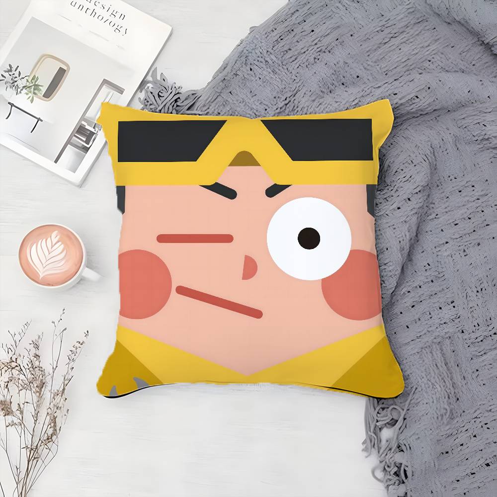 Cute Funny Abstract Character Avatar Pillow Case Printing Pillowcase Living Room Sofa Cushion Cover Bedroom Room Decor