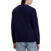 Levis FW23 Einfarbiger Rundhals-Pullover Langarm-Sweatshirt Herren-Sweatshirt Blau A4320-0001