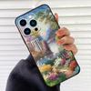 Claude Monet Garden Lotus Phone Case For iPhone 17 16 15 14 13 12 11 Pro Max Mini 15 16 Plus 16e 17 Air Cover Fundas