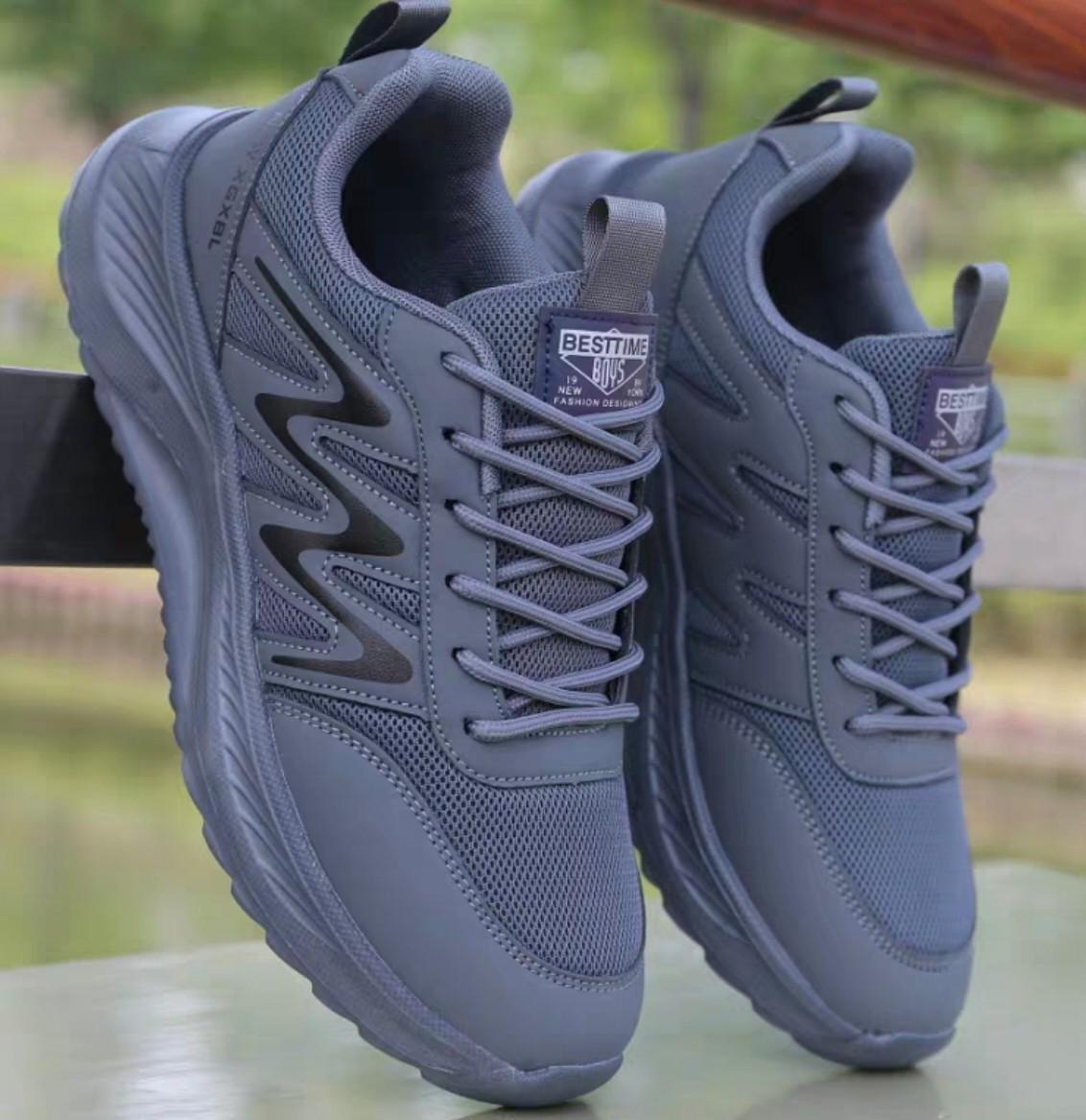 

Модні Унісекс Взуття для Ходьби та Бігу – Нековзке, Легке, З Амортизацією та Універсальне для Повсякденного Спорту. 42 Men/260 сірий колір