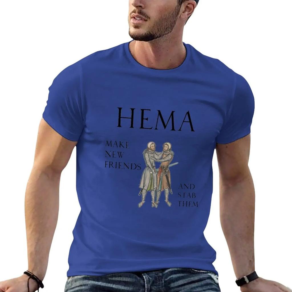 Tops Niedliche Tops Oversized T-Shirt Herren Champion T-Shirts HEMA - Mach neue Freunde und stech sie ab T-Shirt Grafik Oversized Baumwolle