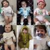 Dwie wersje Reborn Baby 50cm/60cm 3D-Paint Skin Miękki silikon Realistyczna lalka Zabawka dla malucha z żyłami naczyniowymi