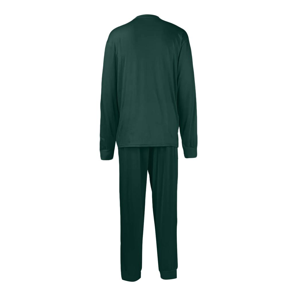 Herren-Pyjama-Set, Langarm und lange Hose, zweiteilig