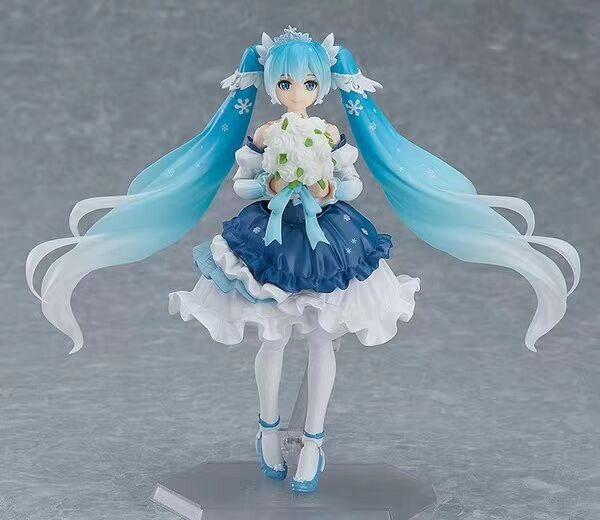 Hatsune 10th Anniversary Snow Hatsune Virtual Singer Figma Movable EX-054 Hatsune Movable Box Hand