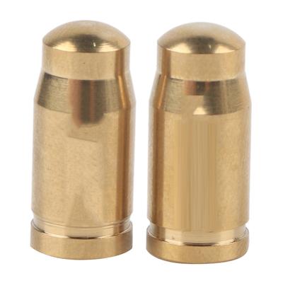 2 Stück/Los TC4 Titanlegierung Mountain-Rennrad Ventilkappe für Schlauch Gasdüse (Gold)