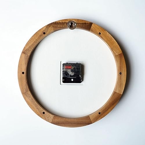 Interform Ludovica Wall Clock CL-4384 Sweep Movement Wood Ivory