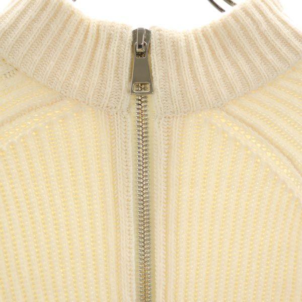 MAX&CO Long sleeve knit one piece M White system Back zip Women Used