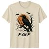 Raven F-CAW-F Halloween Mens T-Shirt Womens Tee Graphic Unisex Top