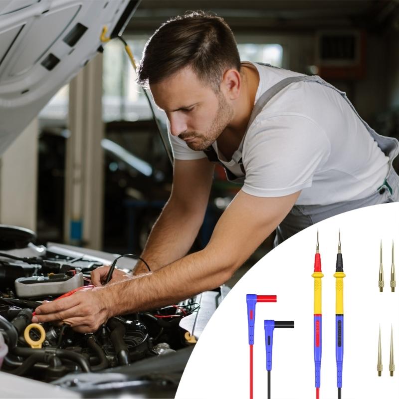 Multimeter Test Leads Cable 1000V 20A Measuring Probes Pen for MultiMeter Tester Wire Tip Wire Pen Electrical Test Probes