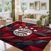 Tapis Velours Cristal Design Bayern Munich Tapis Décoratif Doux pour Chambre à Coucher Entrée