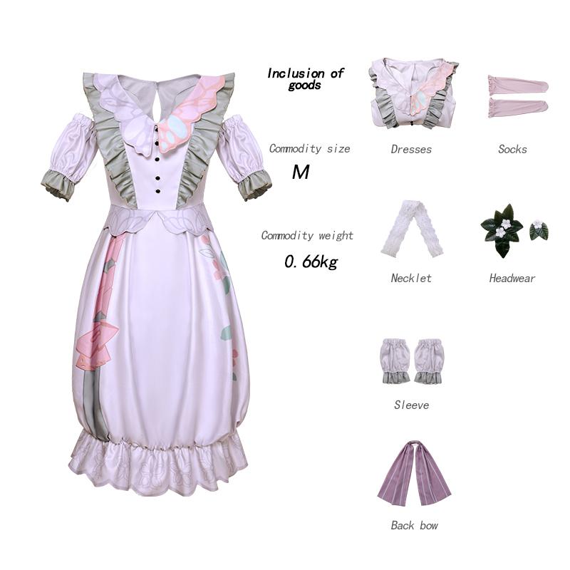Game Project Sekai Cosplayena Pjsk Akiyama Mizuki Has Five Case Cosplay Maid Dress Wig Outfit Halloween Party Uniform Costume