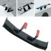 Rask installasjon 1x Spoiler ABS Bilklistremerker Karbonfiber