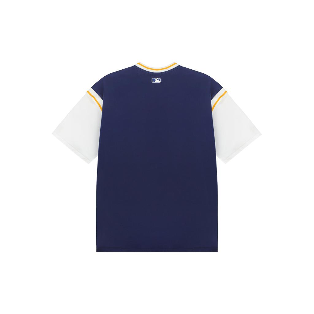 MLB T Shirt Unisex Light Navy Blue 3ATSEC823-50NYL