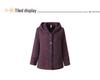 Plus Size Velvet Winter Coat for Middle-Aged Women - Long Sleeve Fashionable Loose Fit