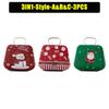 1-20PCS Tinplate Handbag Candy Box Children's Gifts Small Tin Box Mini Handbag Christmas Decoration Supplies Christmas Candy Box