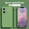 Custodia in silicone liquido di lusso per OPPO A15 A15S A18 A38 A58 A53 A52 Reno 10 5G A57 A77S A76 A78 A57S A96 4G 5G Custodia quadrata