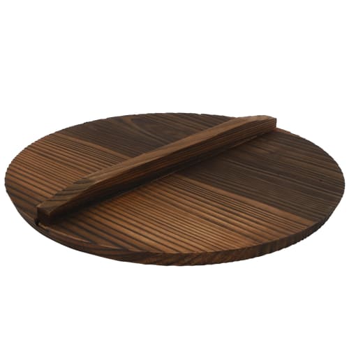 Multifunctional Kitchen Wooden Pot Cover with Handle, Eco-friendly, Non-stick Wood Base, 30cm Pot Lid
