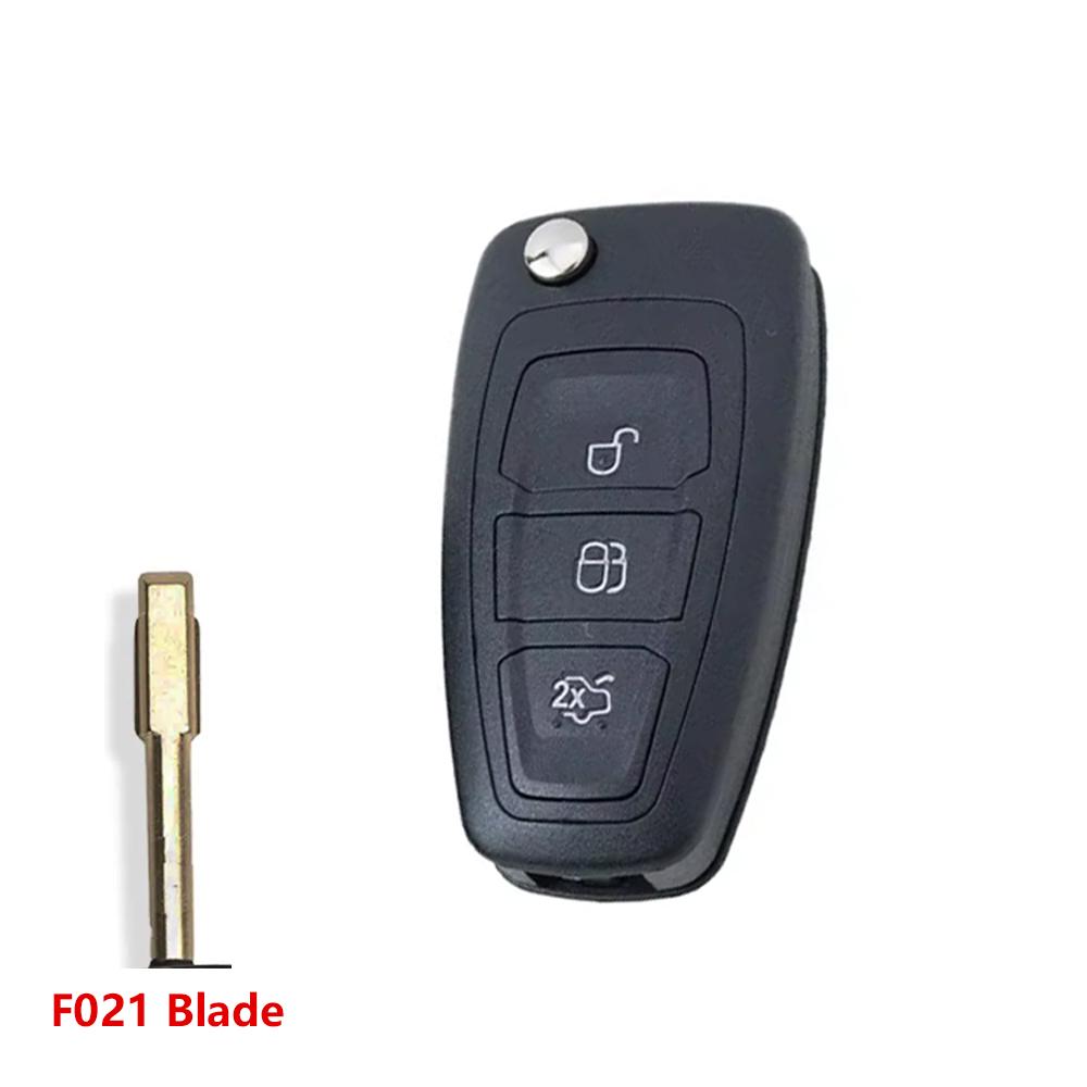 2/3 Buttons Car Key Shell For Ford Kuga C-Max S-Max Focus Fiesta Mondeo Galaxy Car Key Case Housing With F021/Hu101 Blade