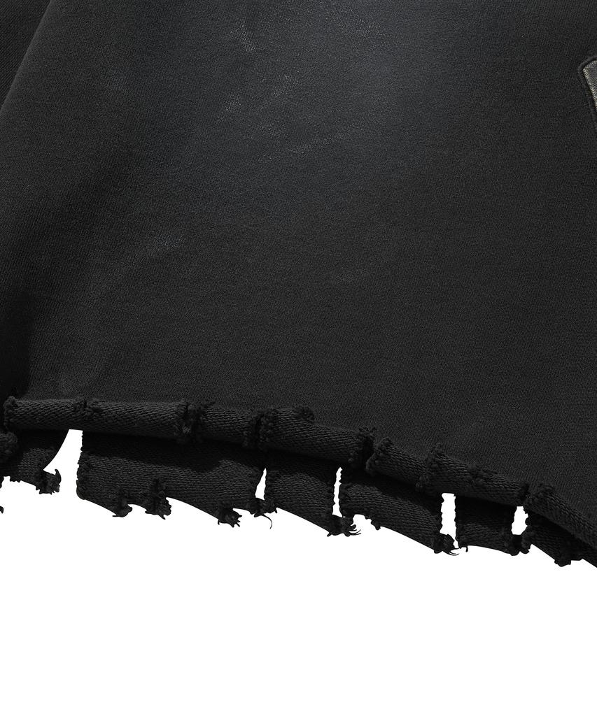 LIBERE Logo Sweat Half Pants / Black