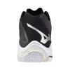 Mizuno Wave Lightning Z8 MID Volleyball Size 2E Shoes, Club/Indoor, Wide, Lightweight, Mid-Cut, Black/Silver, 28.5 cm,