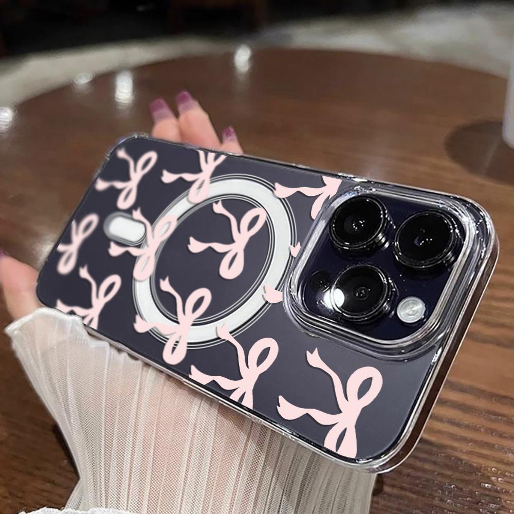 Magnetische Handyhülle für iPhone 12 14 16 17 Pro 17 16 15 14 13 12 Pro Max 12 13 14 15 16 Hochwertige Stoßfeste Hülle Vollständiger Schutz Niedlicher Stil