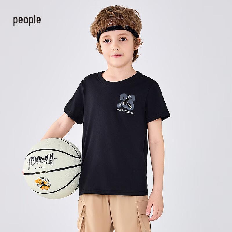 Jordan Nike AJ Boys  Cotton Short Sleeve T-Shirt L