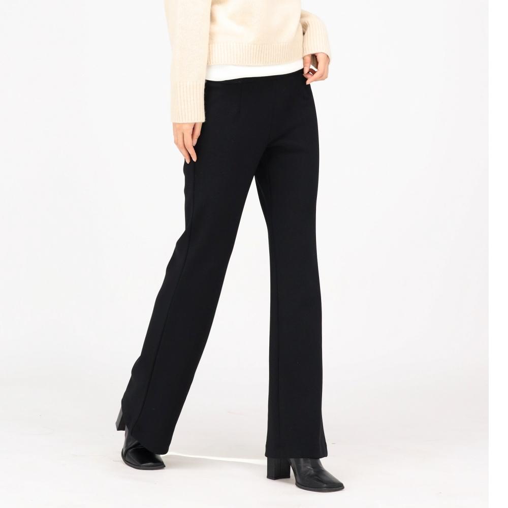 ACUD (Brushed) Slim Flare Legging Slacks _Black