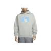 Nike SB Vzorová Mikina s Kapucí Dlouhý Rukáv Ležérní Mikina Pánská Topy Šedá FN2557-063