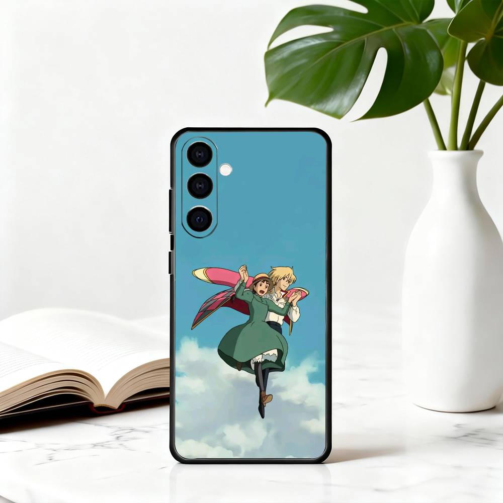 Healing H-Howles M-Moving C-Castles-es Phone Case For Samsung Galaxy A73,A72,A71,A70,A53,A52,A51,Soft Silicone Black Cover