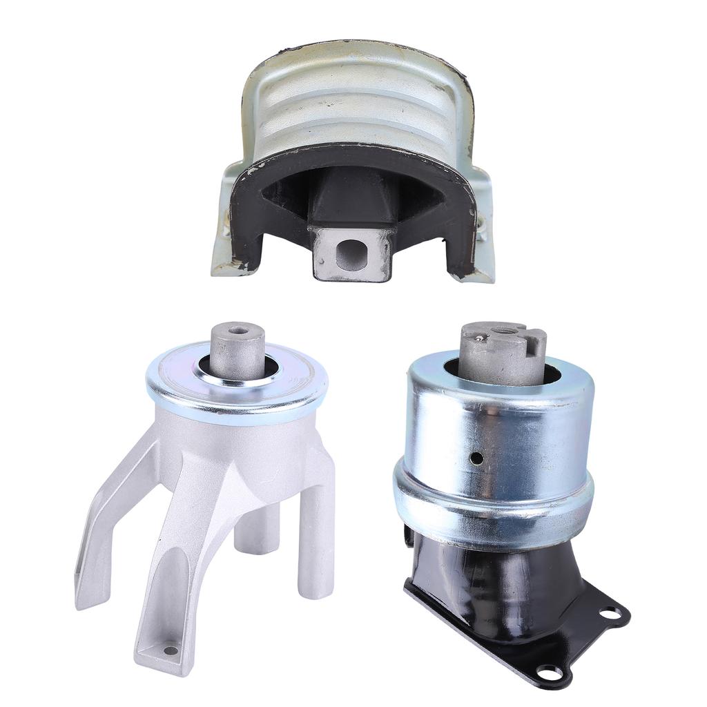 3x Engine Mount 7H0199256H 7H0199849AT 7H0199848D Compatible for T5 1.9 2.0 2.5 T6 2.0 TDI TSI Front Right Rear Bearing Engine Hydro Bearing