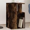  Side Table, Smoked Oak, 35x35x60 Cm