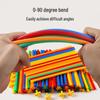 Soft Straw Puzzle Blocks: Educational 4D Building Toys for Kindergarten