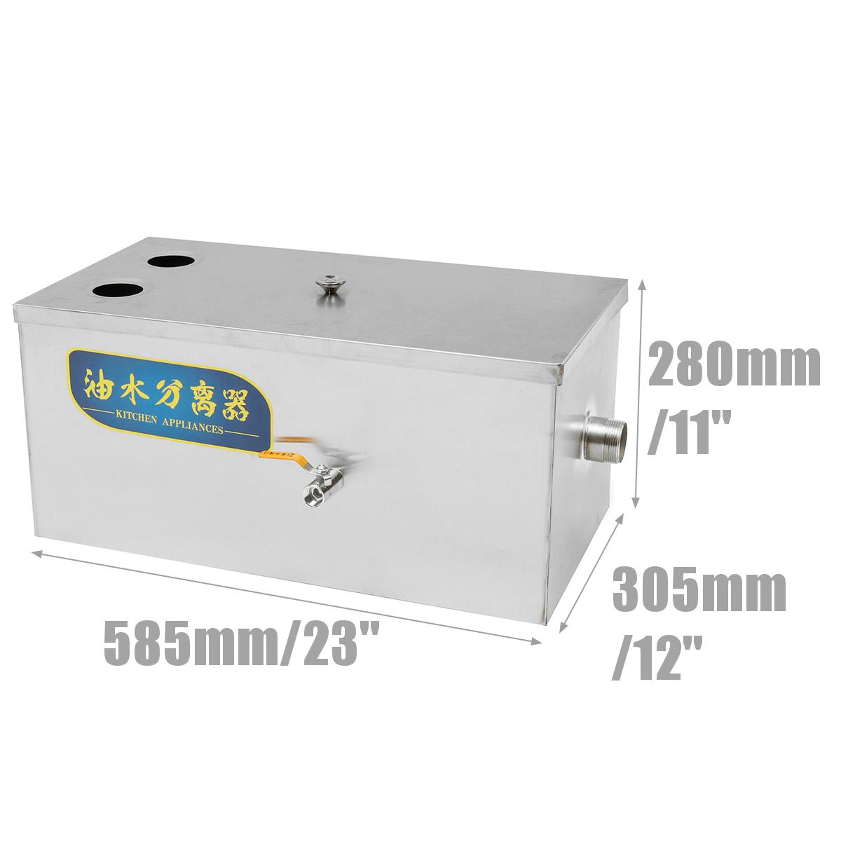 

Большой жироуловитель 5000 мл из утолщенной нержавеющей стали для кухонных сточных вод ресторана