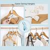 80pcs Clothes Hanger Connector Hooks,Space Saving Hangers,Magic Cloth Connecting Hanger Hooks Clothes Organiser