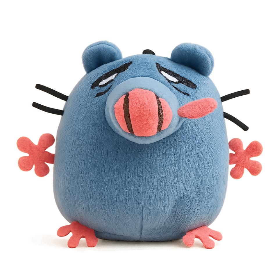 New Recordable Blue Mouse Plush Doll Keychain Stuffed Animals Doll Bag Pendant Car Key Ring School Bag Decoration