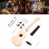 21In Handmade Ukulele Kits Paintable Ukulele DIY Ukulele Set, Ukulele Hawaii Guitar Handwork Set with Installation Tools