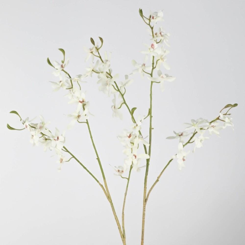 73cm Faux Butterfly Orchid 3 Fork Simulation Flower Real Touch Artificial Orchid Plant  Party